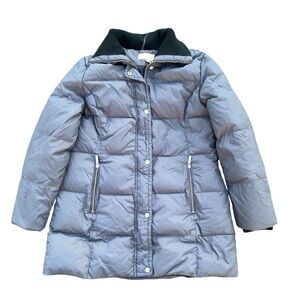 Michael Kors Womens Down Puffer Jacket Size Medium Black Winter Comfy